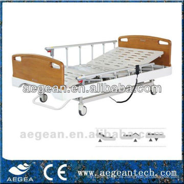 AG-BY106 3-position wooden head unit cama de hospital médica